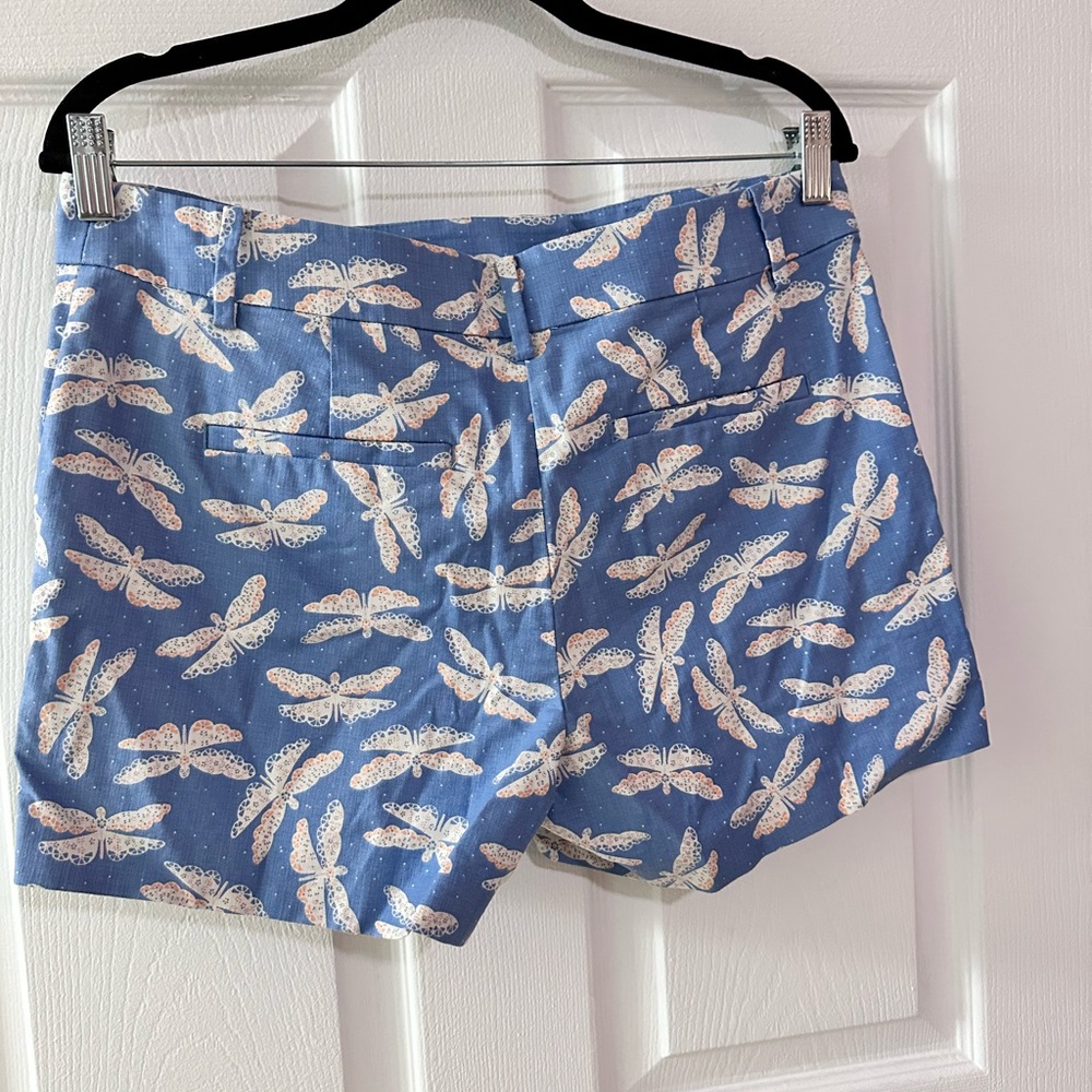 Loft Blue Dragonfly Print Women's Riviera Shorts
